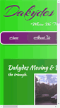 Mobile Screenshot of dakydesmoving.com