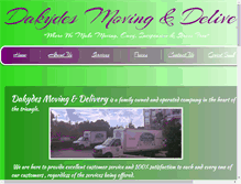 Tablet Screenshot of dakydesmoving.com